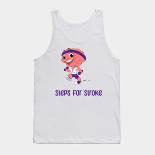 Brainy: Steps For Stroke Tank Top